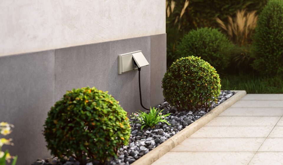 power outlet, garden, young, nature, ls990, electro, electrical engineering
