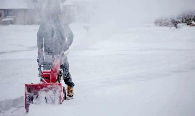 snowblowing, snow, blower, blowing, snowstorm, nature, storm, digging out, winter