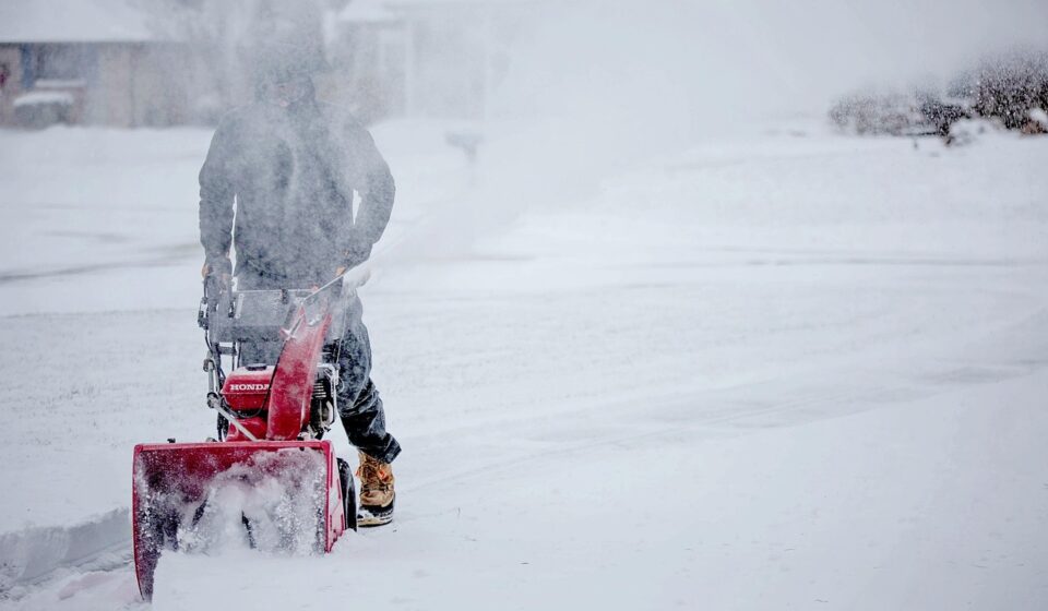 snowblowing, snow, blower, blowing, snowstorm, nature, storm, digging out, winter