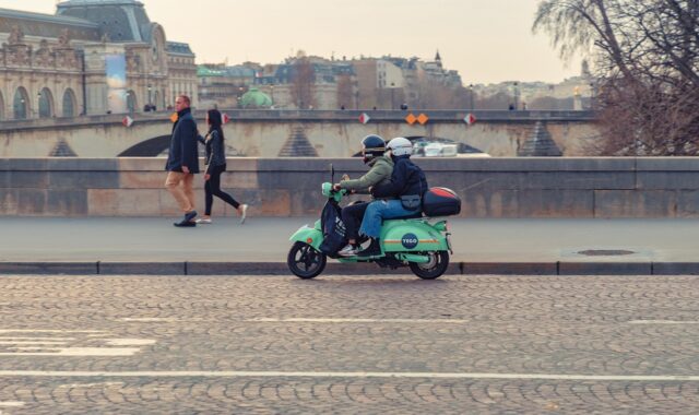 scooter, motorcycle, city, paris, france, away, urban, landscape, yego, paris, paris, paris, paris, paris