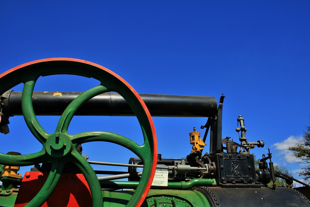 steam engine, engine, steam, part, green, red, wheel, mobile, power, blue mobile
