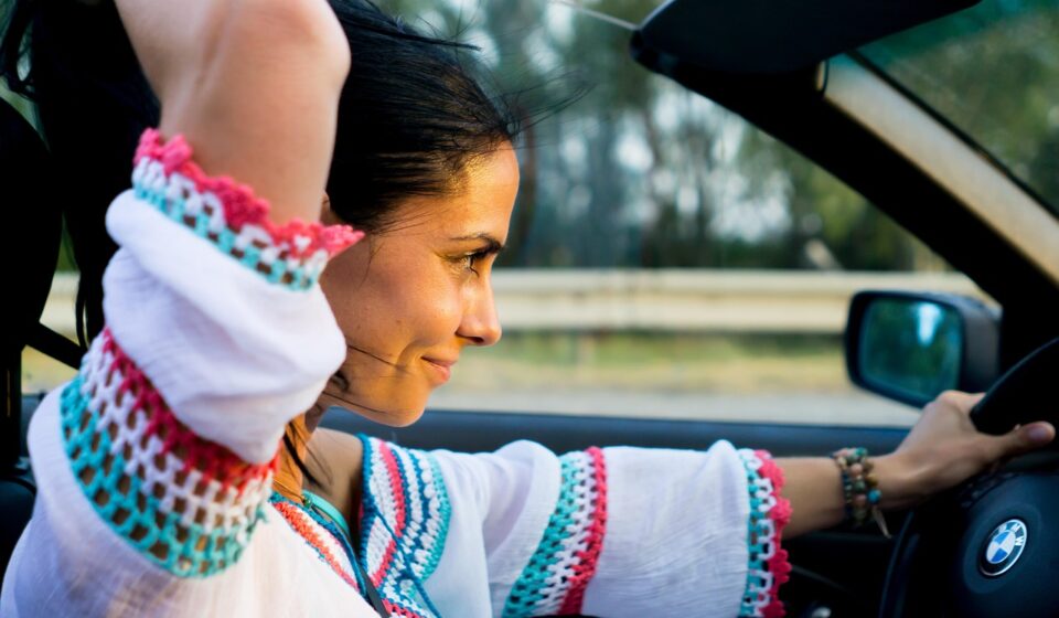 bmw, a woman, car wallpapers, ride, hair, car, convertible