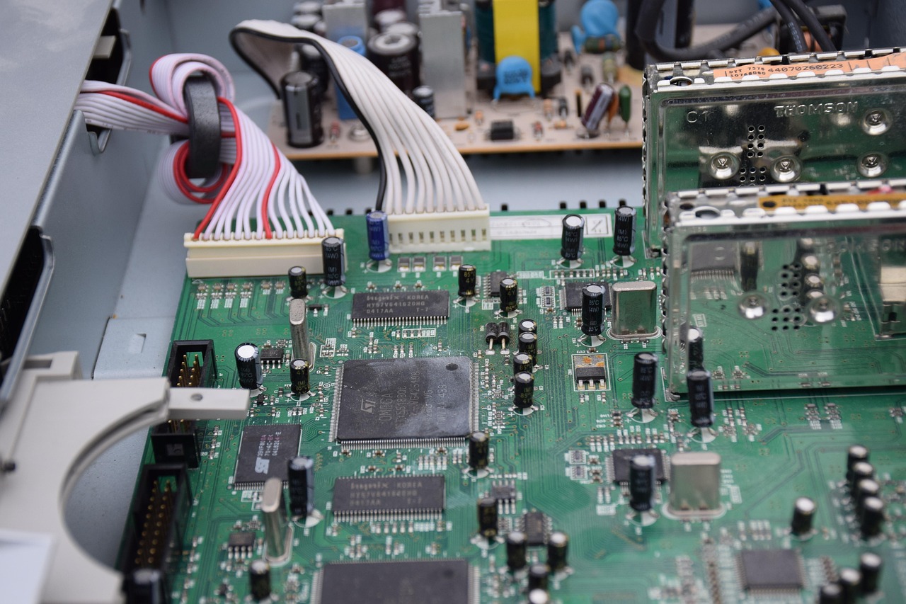 electronics, printed circuit board, technical, resistance, technology, back, the capacitor, part, electricity, chip
